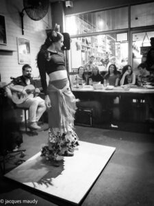 cameron James, tablao flamenco, Flamenco house brisbane, pata negra spanish Bar, jacques maudy photography